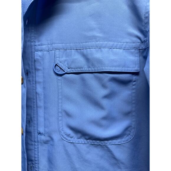 Gander Mountain Men Tech UV 30+ Men Fishing Hiking Shirt L - Picture 2 of 9